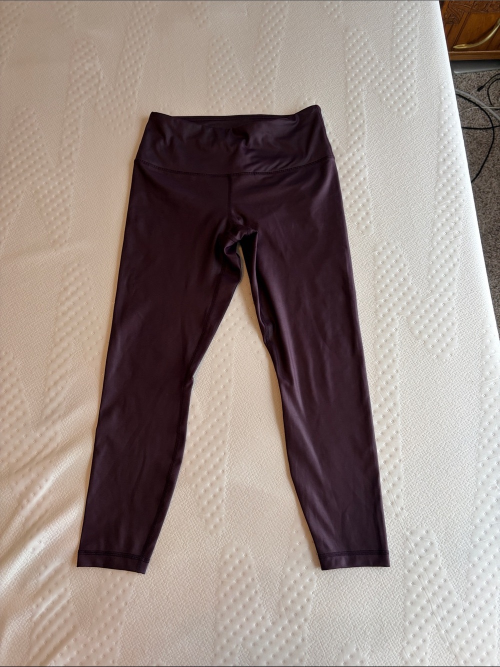 90 Degree By Reflex Plum High-Waist Leggings